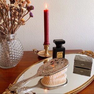 Vintage Silver Vanity Brush